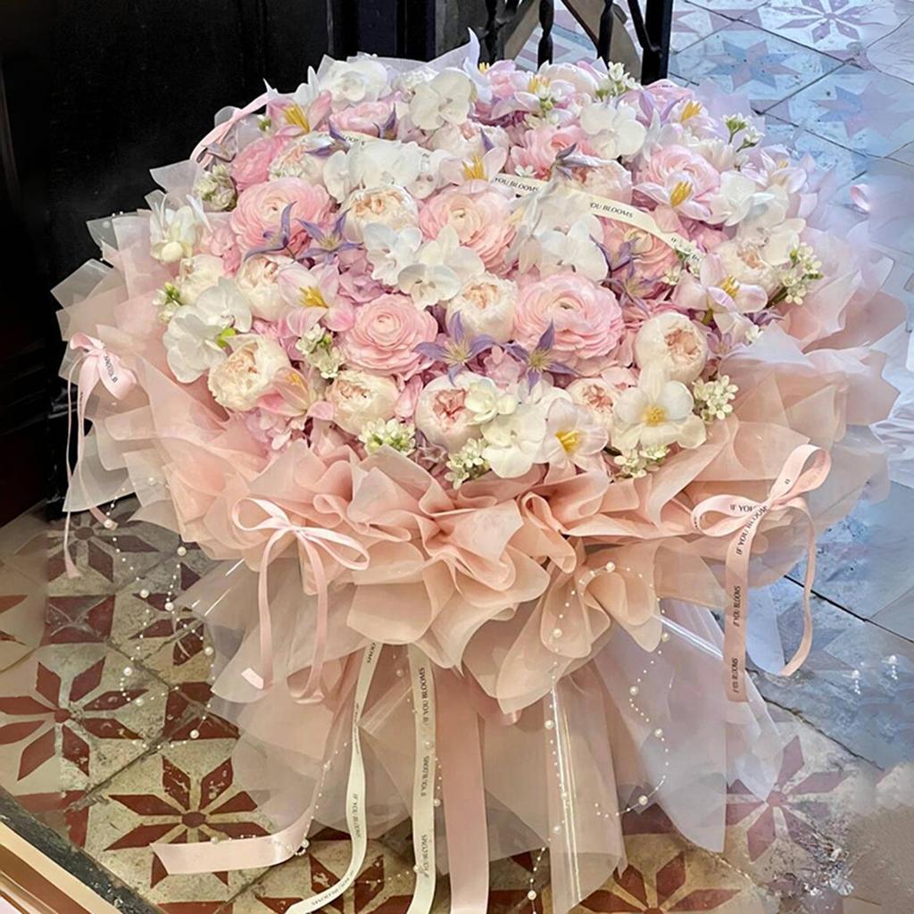 Lychee Mix Bouquet with Eternal Flower Soap for Girlfriend or Bestie - Ideal Birthday Gift