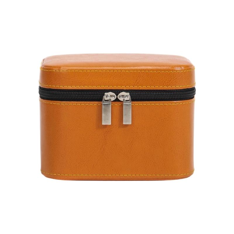 Portable Jewelry Organizer Case with Multiple Compartments for Bracelets Soft Velvets Lining Box Travel Essential