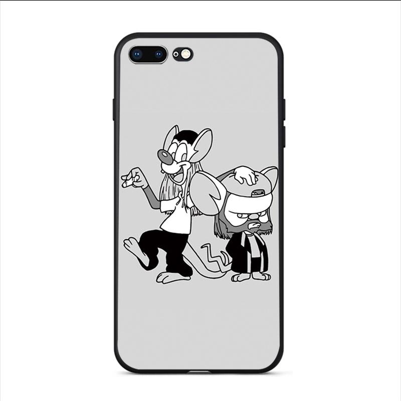 High Quality Phone TPU Case Cartoon TV Series Pinky and the Brain For iPhone 5 5S SE 2020 6 6s 7 8 Plus X XR XS MAX 11 11Pro Max