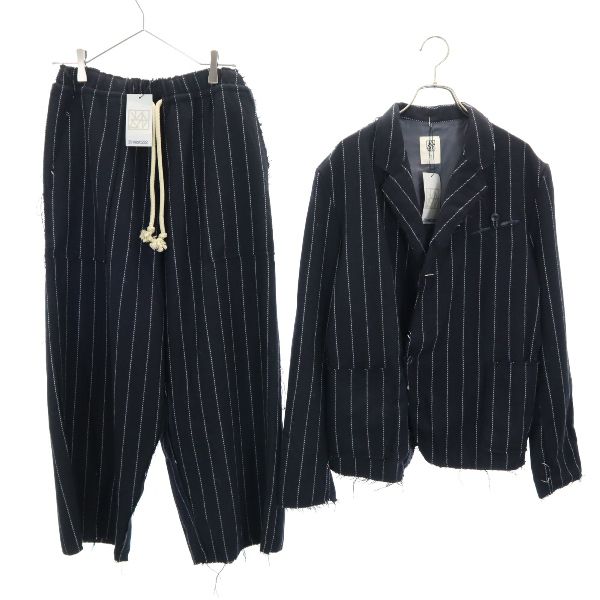 

unused VAST222 16AW Wool blend Made in Japan Striped Pattern suit Setup 2 Men s Used