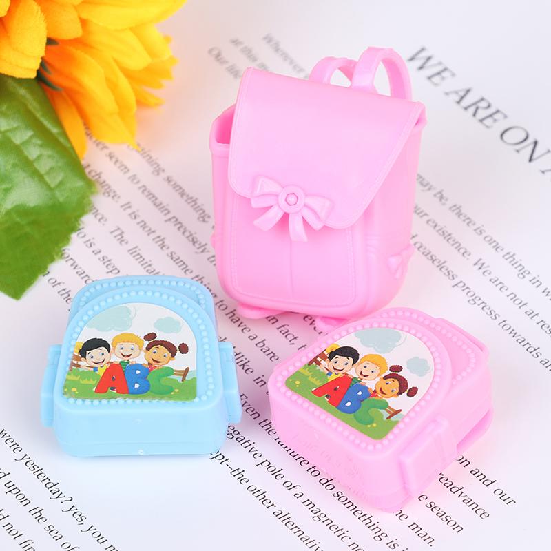 

1шт кукла хранение 17см маленькая школьная сумка игрушка аксессуары