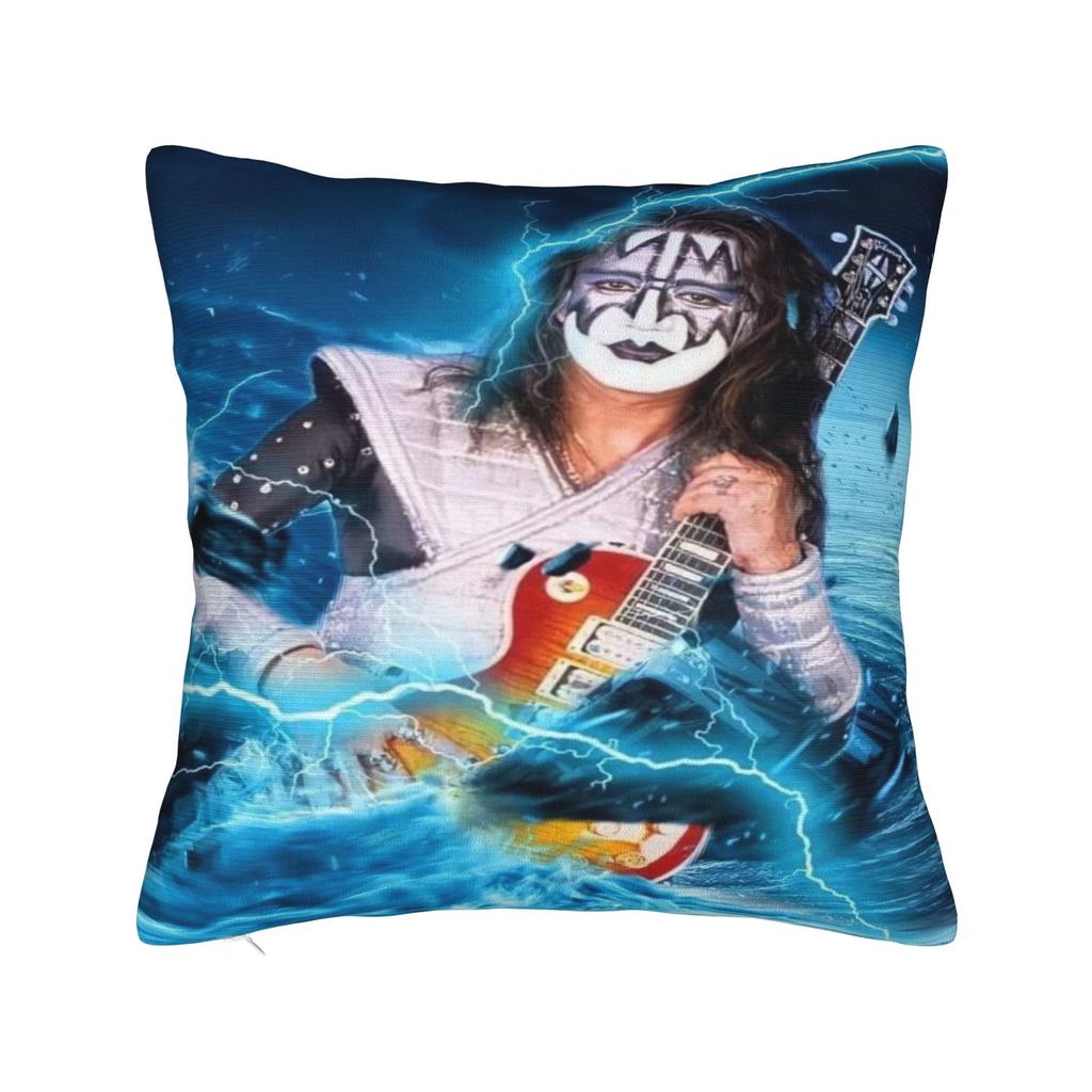 Decorazione per la Casa Astronauta Ace Frehley Kiss Band Federe Cuscini Stuff Copricuscini Quadrati Diverse Misure