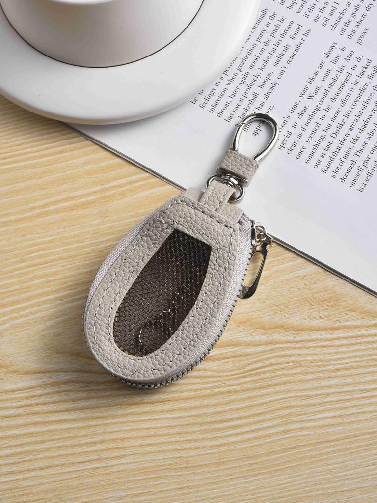 Car Key Case Minimalist Key Holder for Men Women Sunroof Button Universal Fit Korean Style Key Organizer Bag