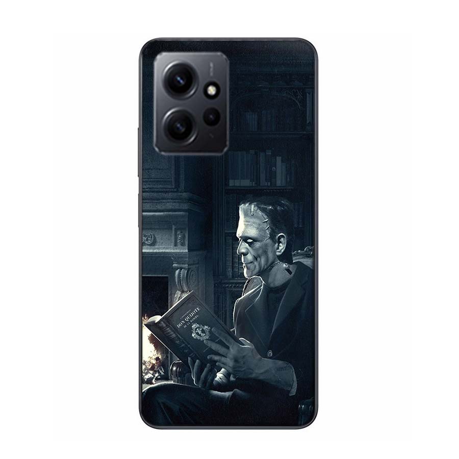 Horror F-Frankenstein Phone Case For Redmi Note 14 15 Pro 5G 13 12 Pro Plus 11 11T 11E 11S 10 Pro 10S 9 9S Cover Cell Clear TPU