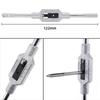 Adjustable M3-M12 T-Handle Ratchet Tap Holder Wrench Tap Wrench Drill Set Hand Tapping Tools Screw Thread Tap Drill Bit