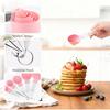 Measuring Cups and Spoons Set, 10 Pieces Stackable Measure Tools with Stainless Steel Handles, Kitchen Gadgets for Cooking & Baking (Pink)