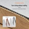 Double-Sided Rattan Handle Precision Tenon Saw for Japanese Woodworking and Garden Logging