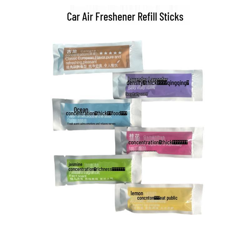 Car Aromatherapy Refill: Solid Scent Core for Air Vent Perfume Sticks