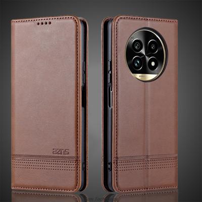 Magnetische Adsorption Leder Einbautasche für OPPO Realme 13 Pro plus / Realme13 Pro+ Flip Cover Schutzhülle Capa Fundas Coque