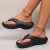 Thick Soled Flip Flops for Women In Summer, Slip Resistant and Odorless, Suitable for Beach and Beach Wear. Soft Soled Sandals with Soft Soles