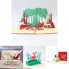 Elegant Laser Cut Paper Card Handmade 3d Gift Card For Celebrations And Holiday Gifts