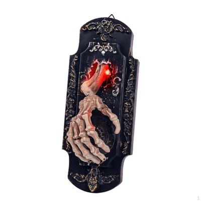 Halloween Doorbell Spray Cosplay Luminous Photo Props Creative Scary Outdoor Ornaments