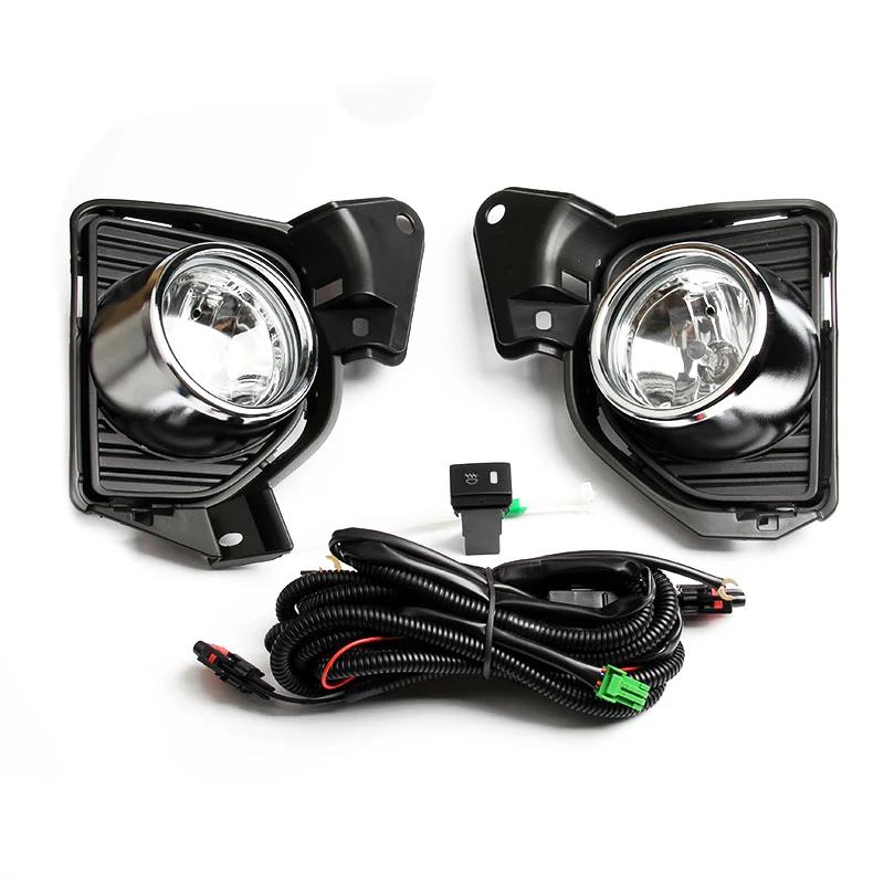 LED Fog Lamp Assembly For TOYOTA HIACE COMMUTER 2014 2015 2016 Daylights Wires Switch Turn Signal DRL Daytime Running Lights 12V