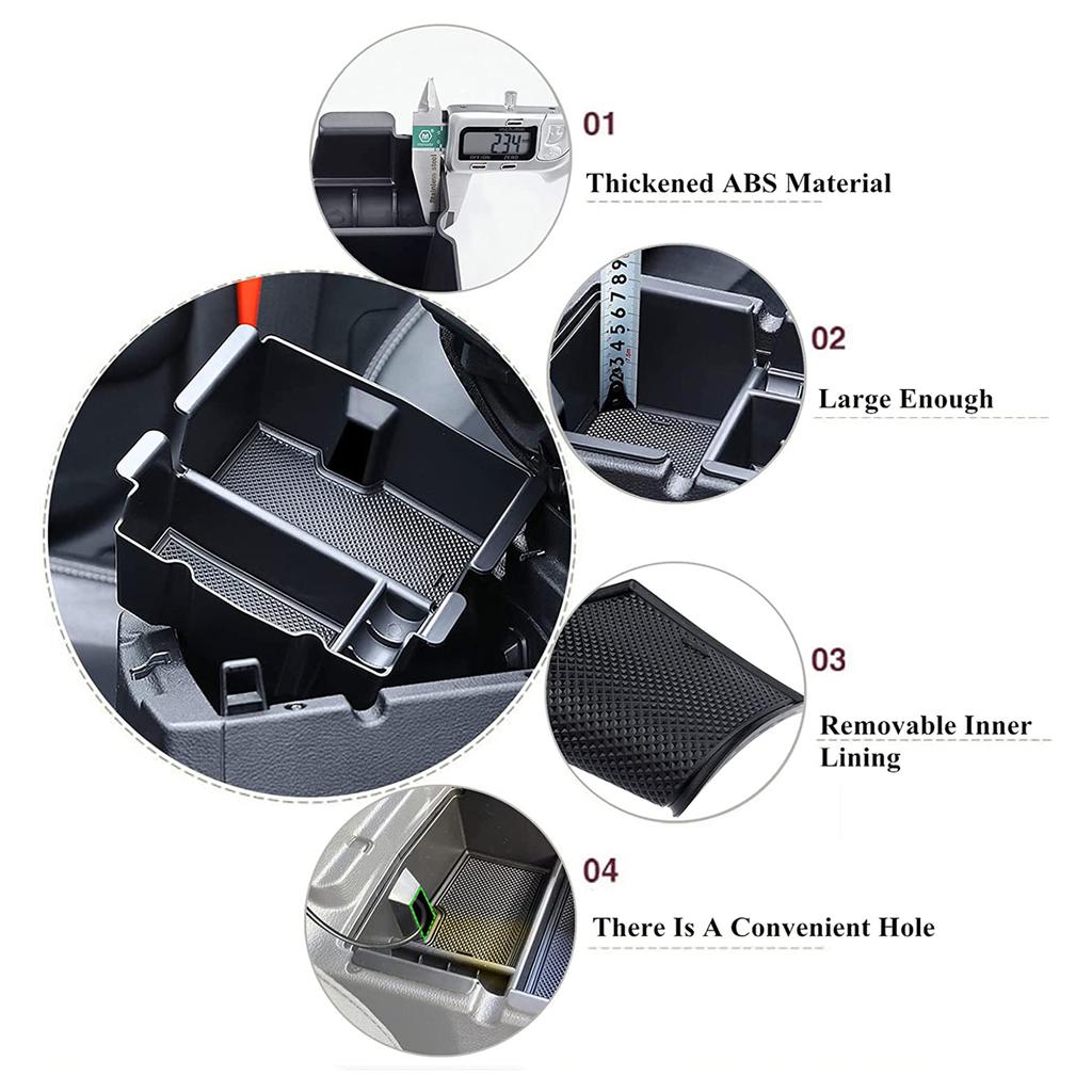 Center Console Organizer Tray For Jeep Wrangler JL JLU 2018-2025 2025 2025 Gladiator JT Truck 2020-2025 Car Armrest Accessories