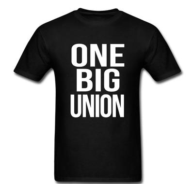 IWW Industrial Workers of the World Union T Shirt ONE BIG UNION