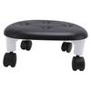 Low Rolling Stool with Wheels Ergonomic Heavy Duty Short Rolling Seat for Bedroom Living Room