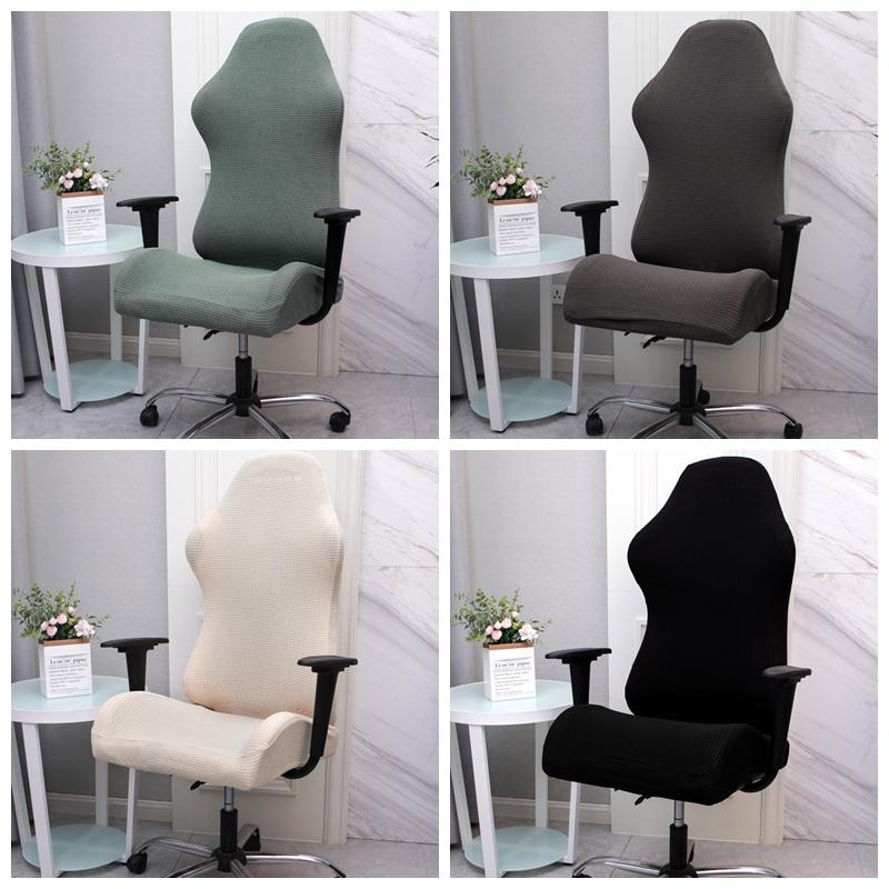 Cheap Gamer Chair Cover Office Spandex Stretch Computer Desk Slipcovers