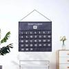 Non-woven Fabric Wall Mounted Calendar Organizer Reusable Calendar Bag Storage Bags  Bedroom