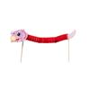 Jubilant Lion Dance 2025 Steric Paper Flower Folding Funny Snake Toy DIY  Spring Festival