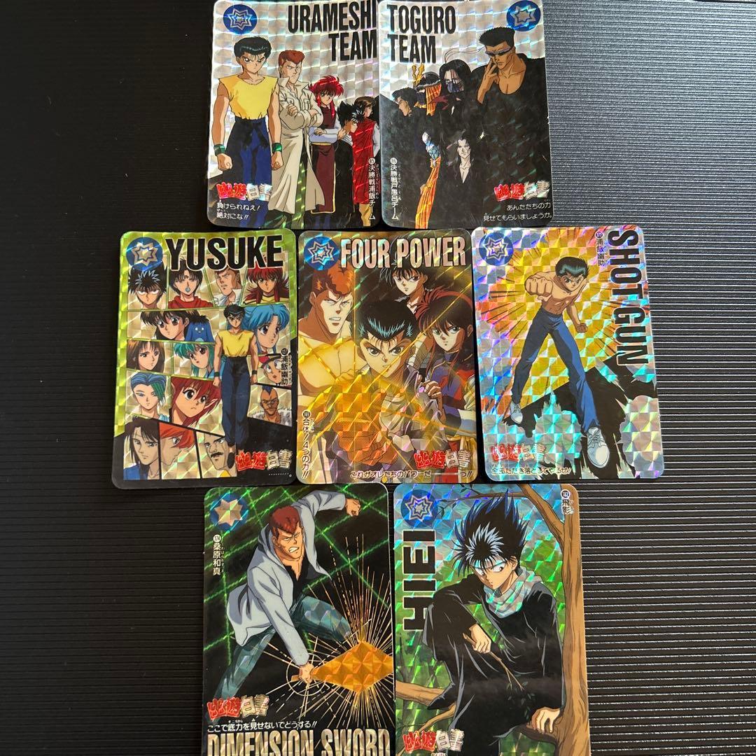 Used Yu Yu Hakusho Carddass Bulk sale 28 pieces