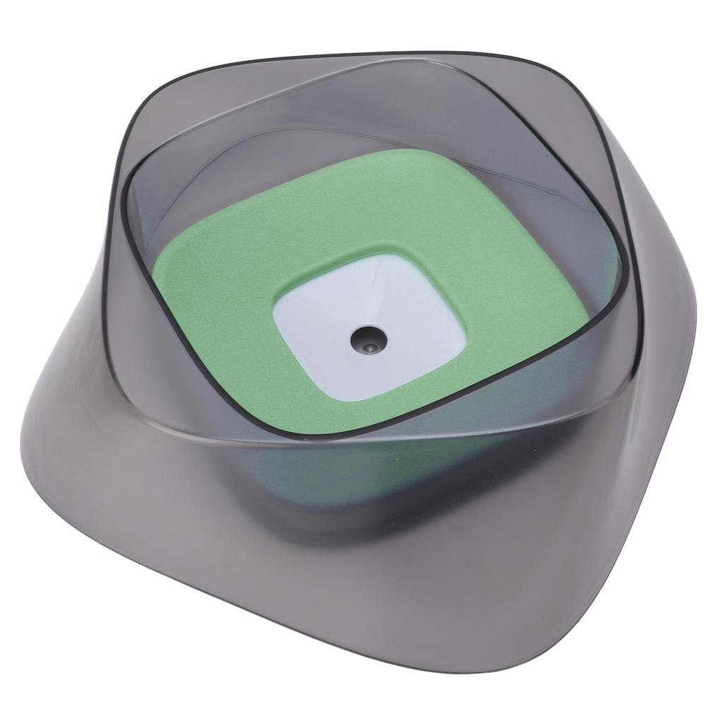Pet Floating Bowl Multifunction Spill Proof Automatic Dog Water Bowl for Cats Dogs PetsMorning Mist Green