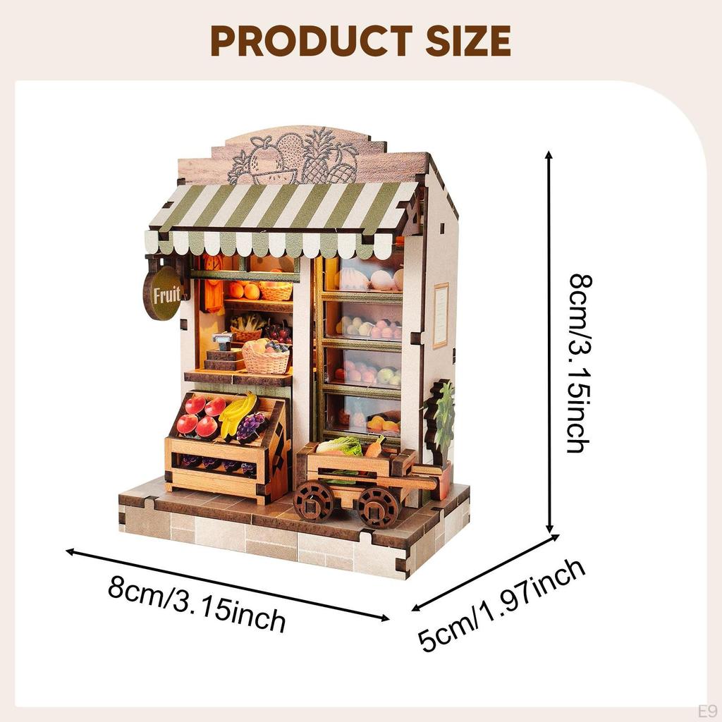 DIY Miniature Dollhouse Kit 3D Puzzle Model Hobbies Crafts Desktop Decor Handmade Doll House for