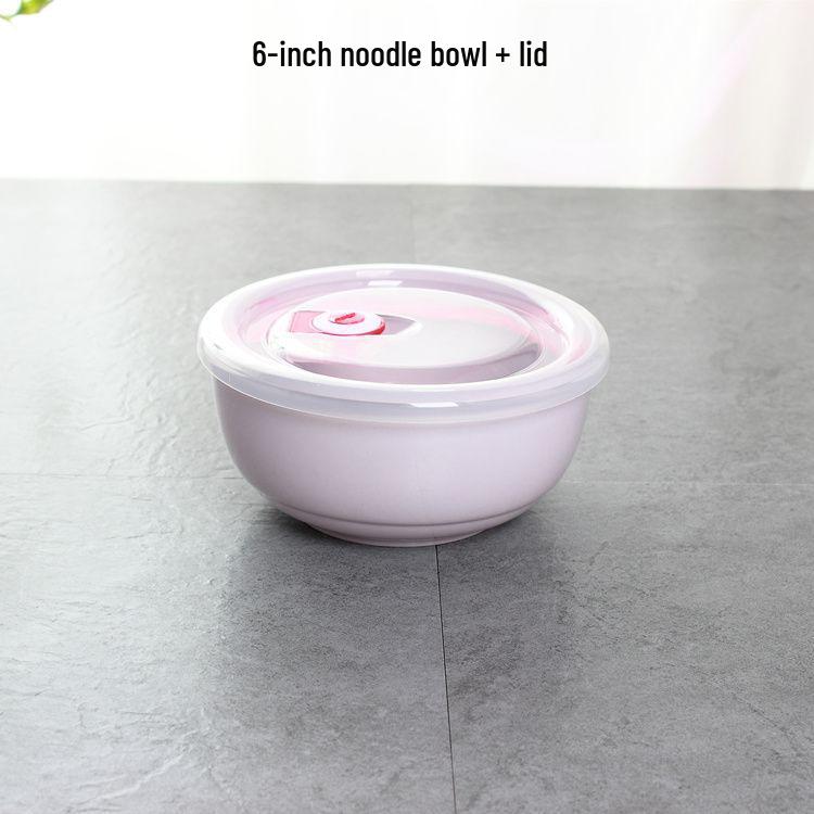 Japanese Ceramic Noodle & Soup Bowl - Large, Korean Style, Ideal for Couples & Students, Perfect Home Tableware.
