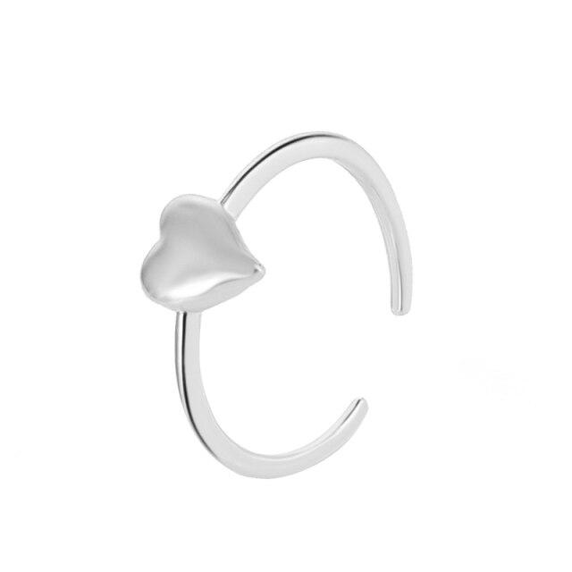 2022 New Butterfly Shape Ring Female Fashion Simple Opening Adjustable Love Ring Girl Jewelry Gift  Anillos Mujer