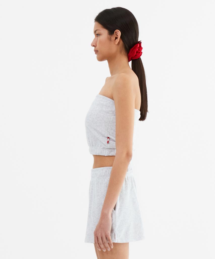 Minasu Mns Terry Tubetop_White Melange