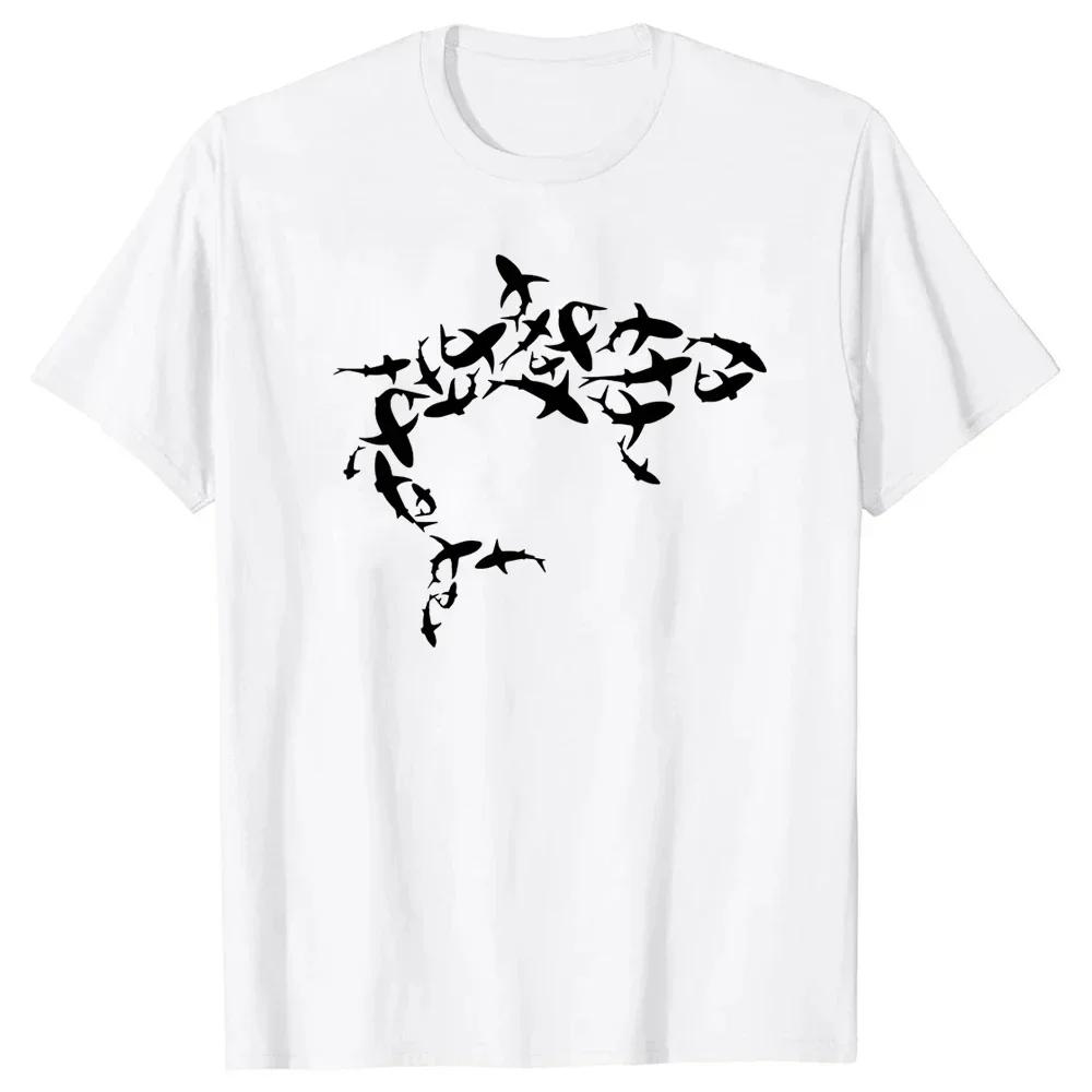 

Great White Shark Lover Marine Biology Animal Science T-Shirt Men Women Plus O-Neck Streetwear Unisex Tees#Color M чёрный