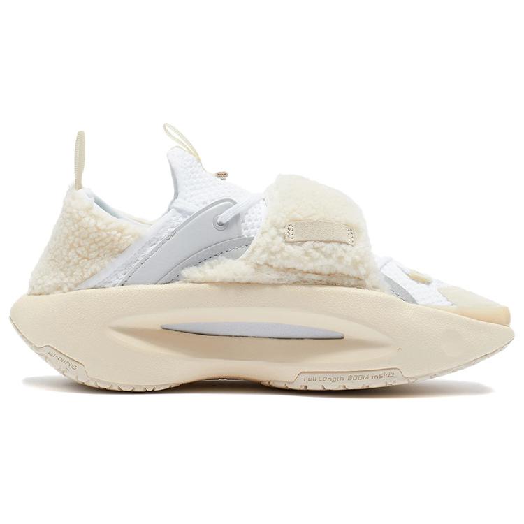 Li Ning Casual Shoes Women's Low Top White/Gray/Black AGBR070-1
