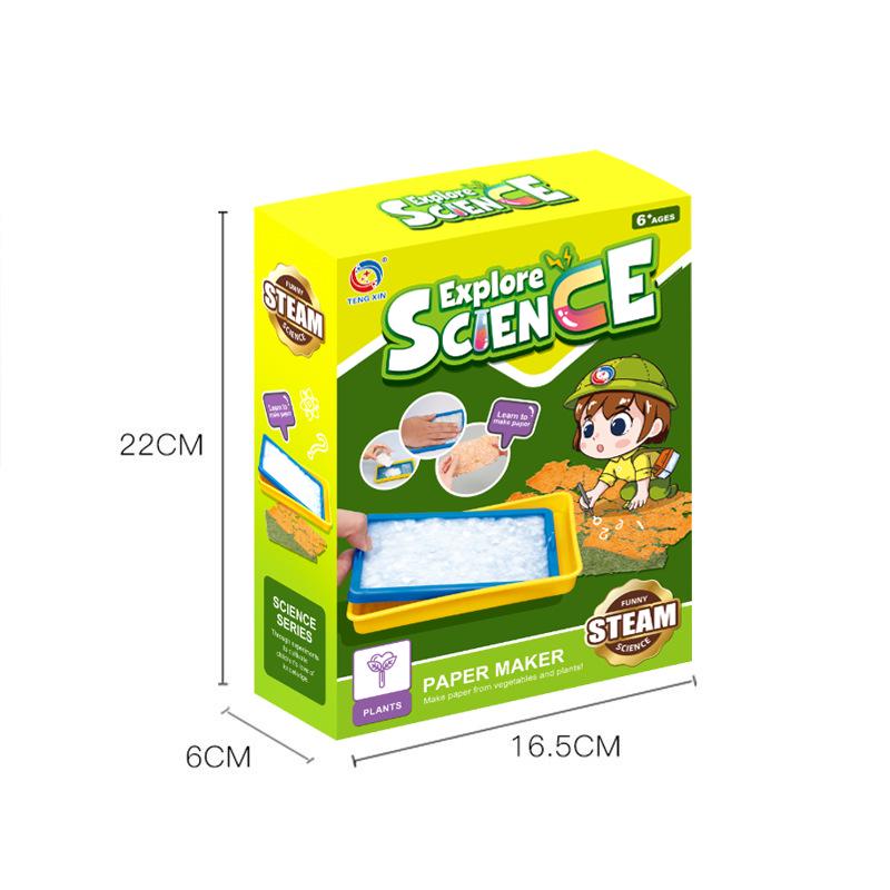 Papermaking Experiment Kit for Kids - DIY Pulp Science Toy Set