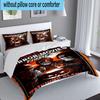 Custom Name 3PCS Horror Movie Night  Bedding Set Including 1pc Duvet Cover And 2pcs Pillowcases for Bedroom, Dormitory Gift Home Decor