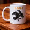 Funny Bird Ceramic Mug Large Capacity Handmade Coffee Cup Decorative Humorous Tea Mug for Home Office