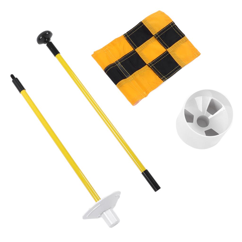 Flagpole Portable 3 Feet   Flag Pole Flag Hole Cup Set 2 Section Design for Indoors Outdoors