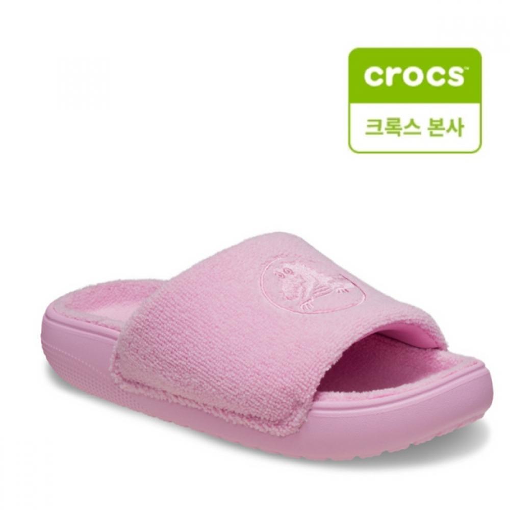 

Crocs Galleria Classic Towel Slide Pink 209962 6wy M3W5/6WY
