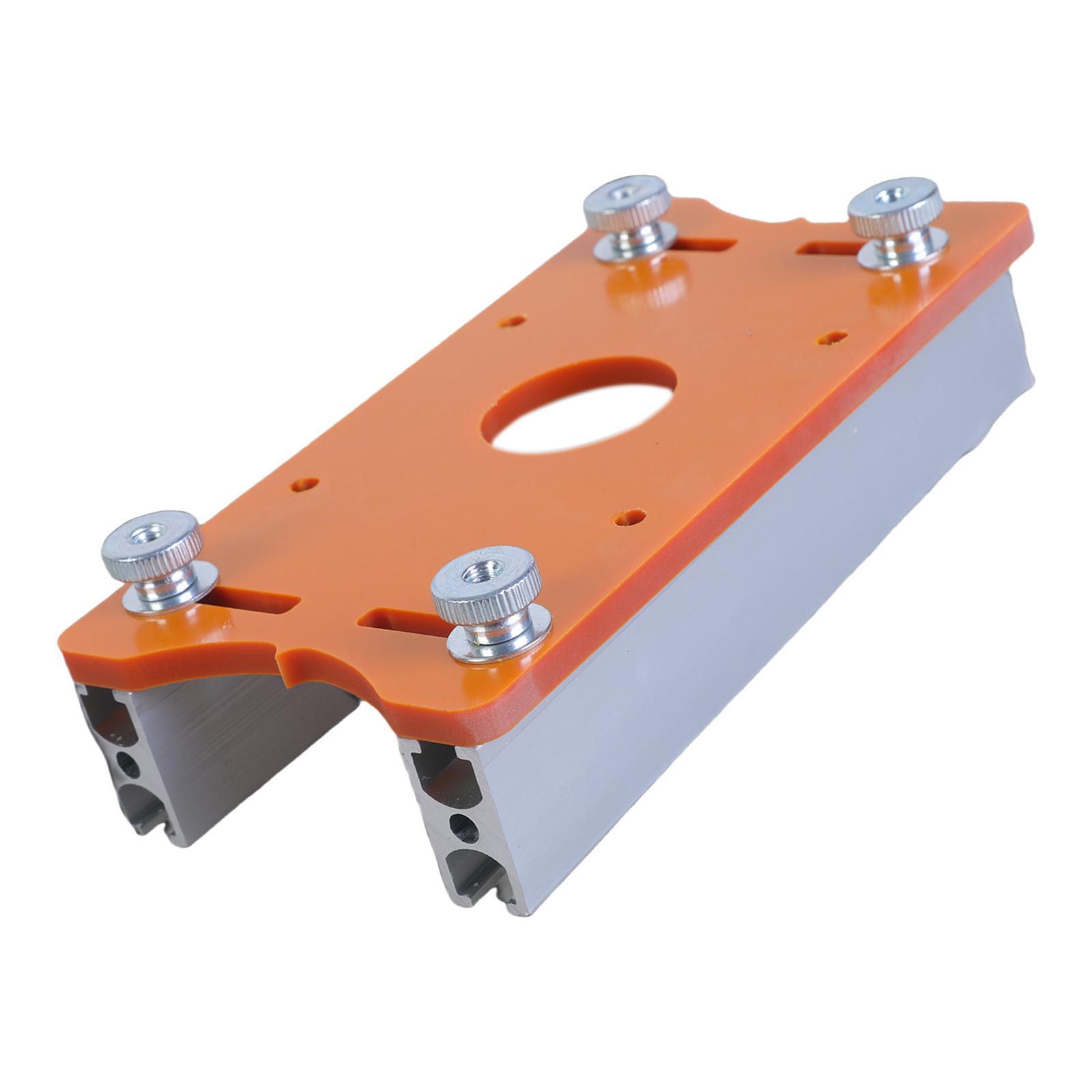 

65мм Кромочный фрезер 2 в 1 Пазовый кронштейн Невидимые крепежи Панель шкафа-купе Пуансон-локатор Алюминий