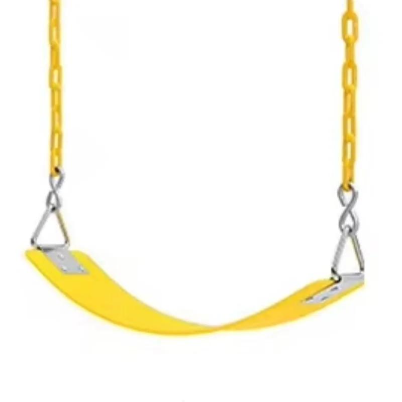 

Soft Board Swing with Chain Children s Swing Toy Children s Outdoor Game Indoor Outdoor Amusement Facilities Interactive Games жёлтый