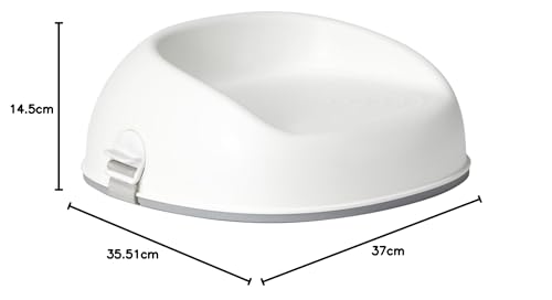 BabyBjorn Booster Seat, White, 069021 (Japan Authentic Product Warranty)