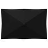 Garden Umbrella with Base 200 x 300 cm Polyester Rectangular
