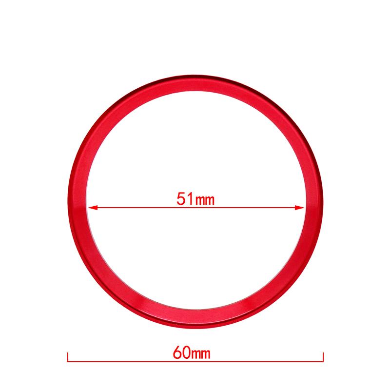 1Pcs Car Steering Wheel Center Decoration Rings Cover Stickers Accessories For Mercedes Benz GLE CLA GLA W213 W246 W205 C117