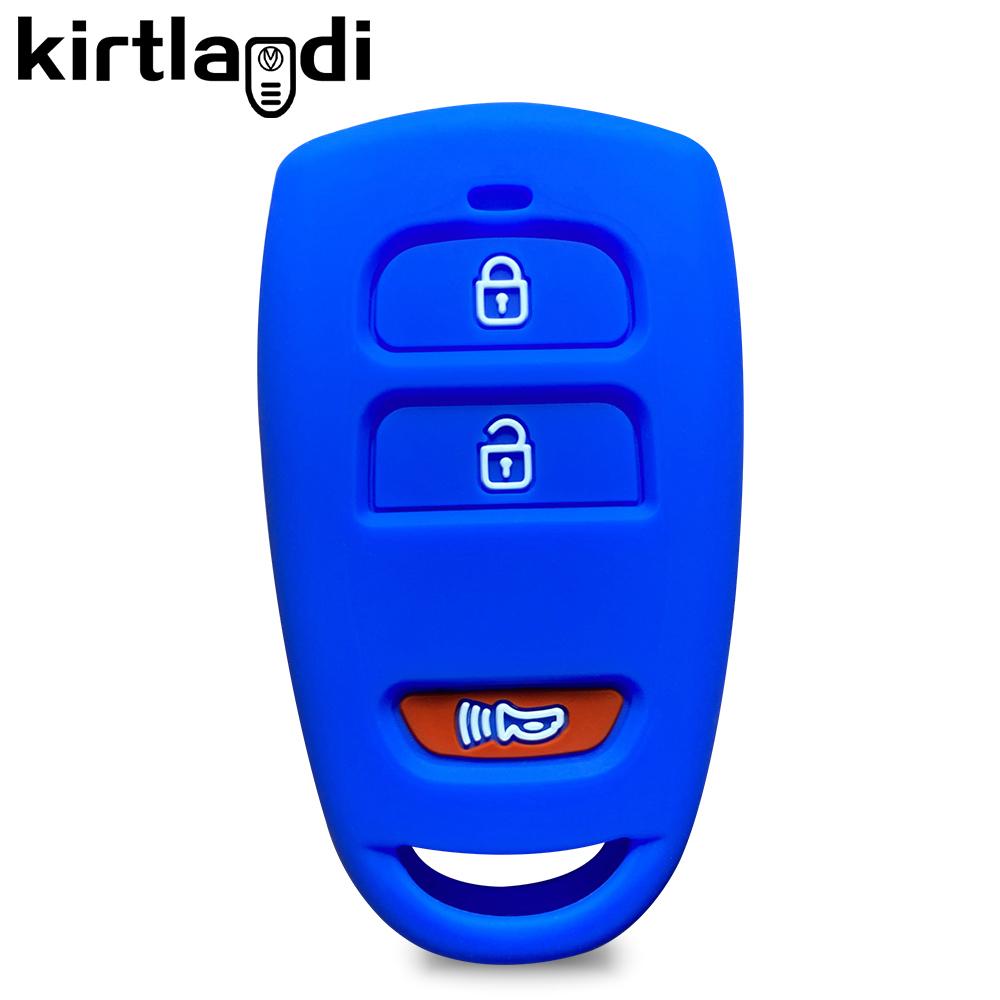 Silikonový obal držák na klíče od auta pro Kia Magentis Carens Sonata sorento rio soul forte pro Hyundai Tucson accent Santa Fe Avante
