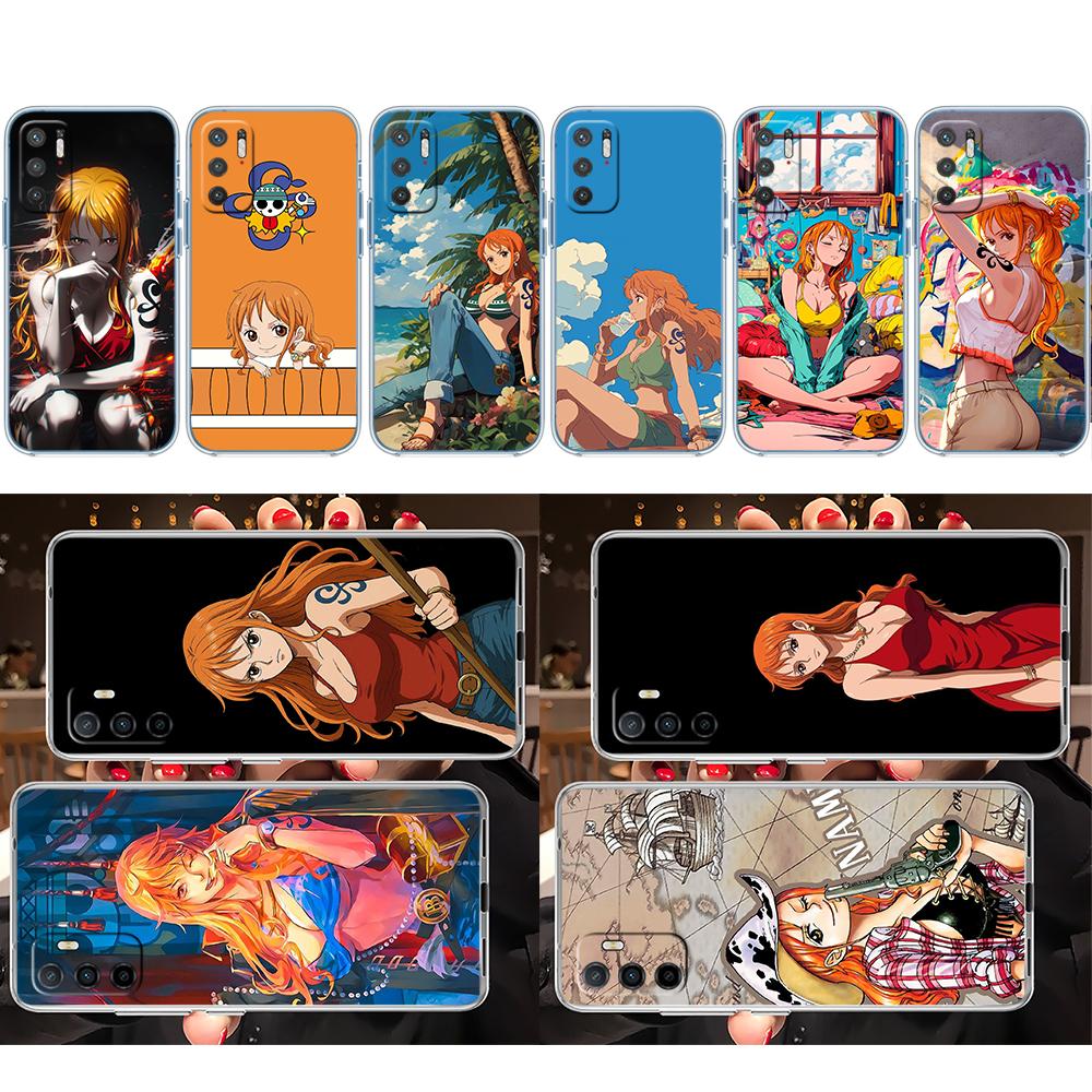 FM40 One Piece Nami Transparent Phone Case for Motorola Moto G40 G04 G05 One Ace Action  Fusion + Plus Hyper Macro Vision Zoom