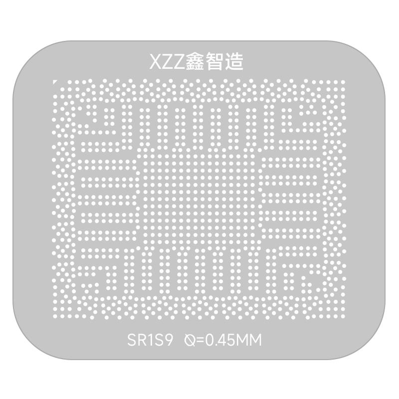 XZZ BGA Reballing Stencil for SRKZZ SRKH0 SR29F SR33N SR1S9 TC790SA-A2 Direct Heating BGA Template Tin Planting Platform