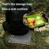 Double Purpose Felt Seat Cushion and Storage Basket with Waterproof Materials for Enhanced Comfort and Organization
