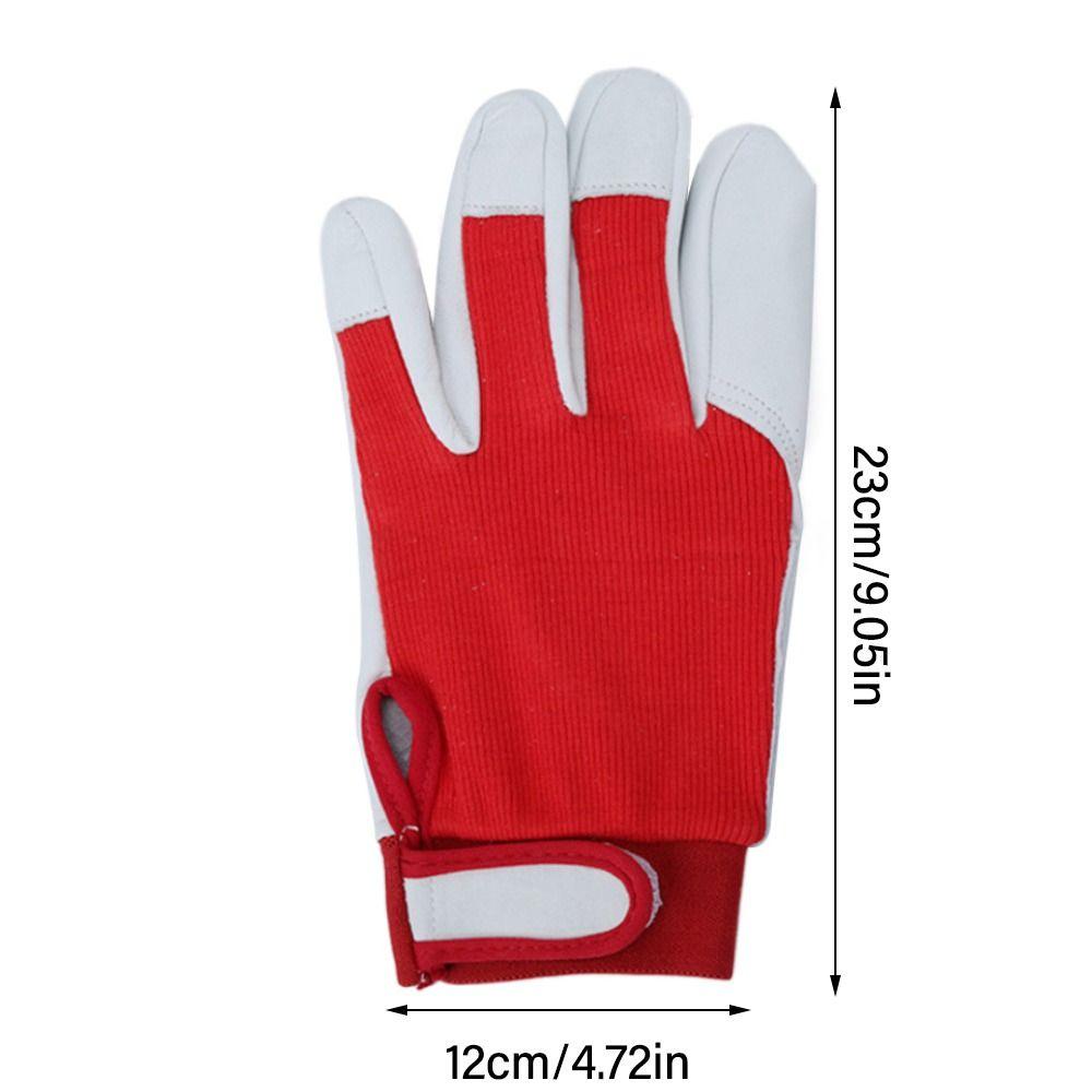 Leather Welding Gloves Random Color Work Safe Gloves Tool Protective Glove  Workplace