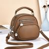 Trendy Simple Pu Handheld Tote With Stitching Details For Casual Wear