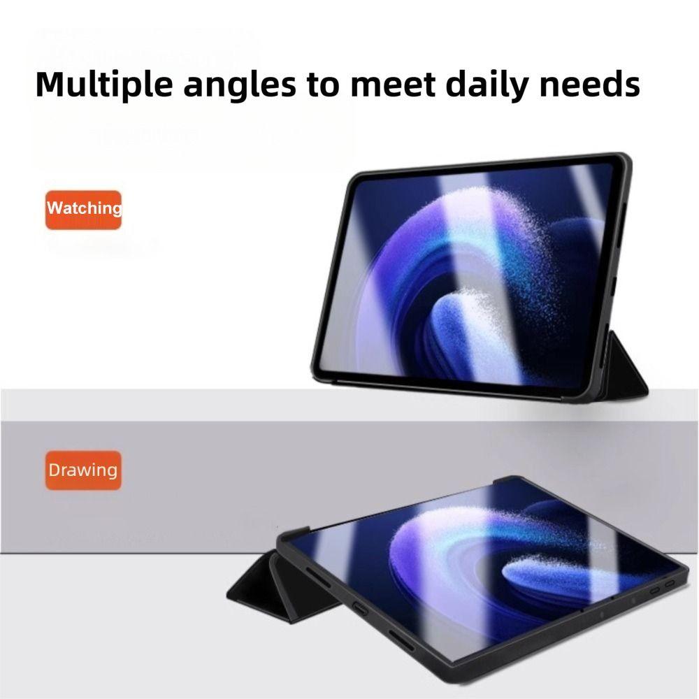 Auto Sleep/Wake 11.1" Tablet Flip Cover Tri-Folding Stand Soft Silicone Tablet Case for Lenovo Xiaoxin Pad Pro GT 2026