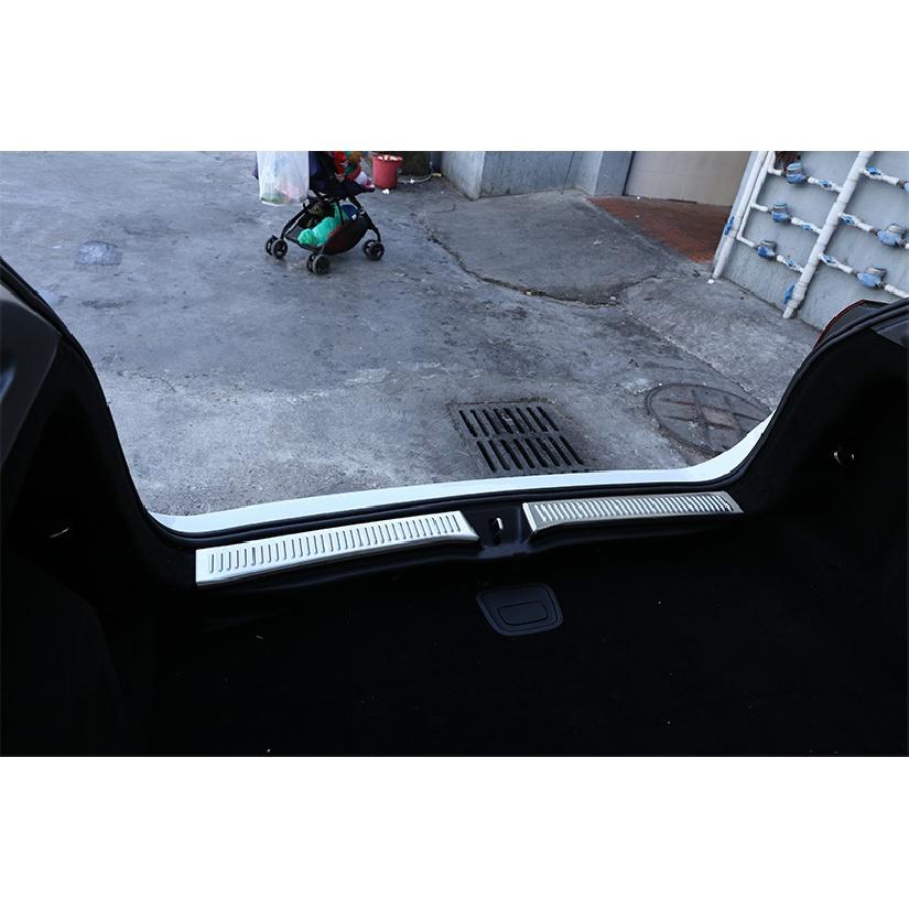 Car Accessories Interior Rear Bumper Protector Trunk Guard Sill Plate Scuff Trim for Mercedes Benz B Class W247