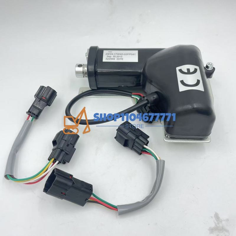 DE24-17W42-02FP041 332946 0076 920D 922 ZE205 Governor Accelerator Throttle Motor for LIUGONG ZOOMLION LISHIDE Excavator